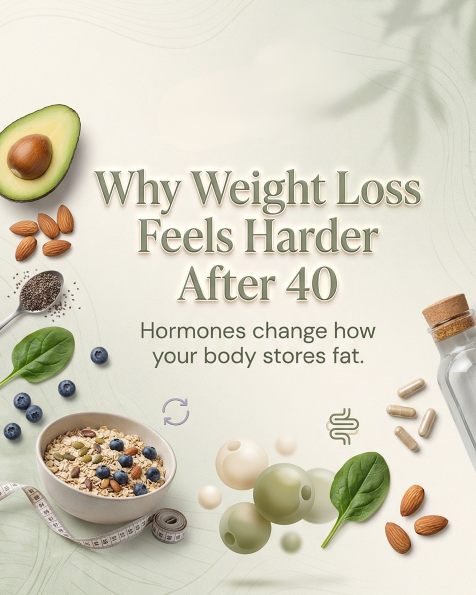 Why Weight Loss Feels Harder After 40 (And What You Can Do About It)